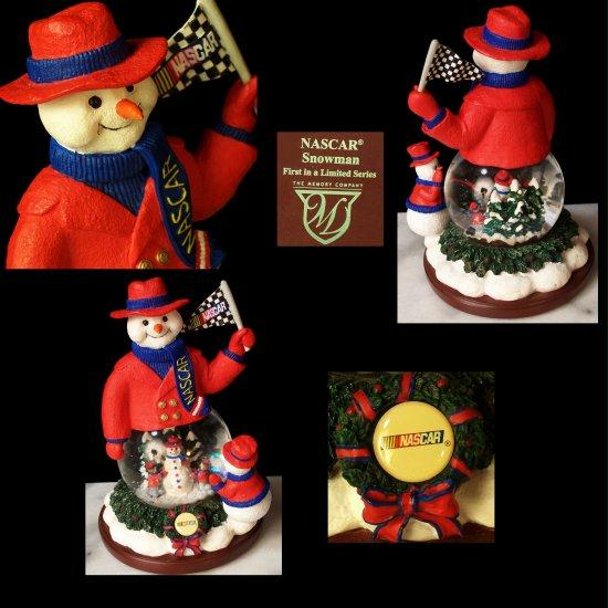 NASCAR Snowman Waterglobe Limited Edition