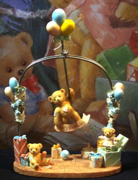 Cherished Teddies Happy Birthday Pendulum