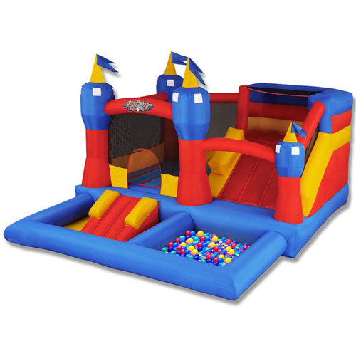 Blast Zone Misty Kingdom Inflatable Bounce House