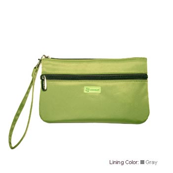 UPC 852036000383 product image for Casauri PH955-CITR-PG Triple Zip Pouch Small Polyester Citra - Palm Green | upcitemdb.com
