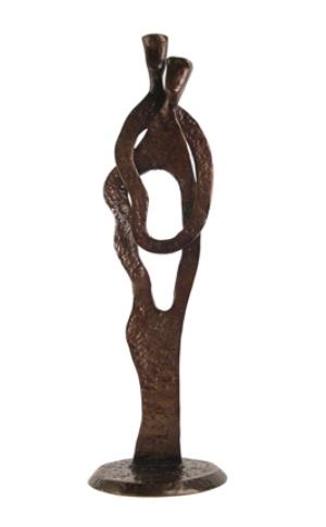 Danya B. ZL5408 Tall Abstract Couple Sculpture-Cast Aluminum