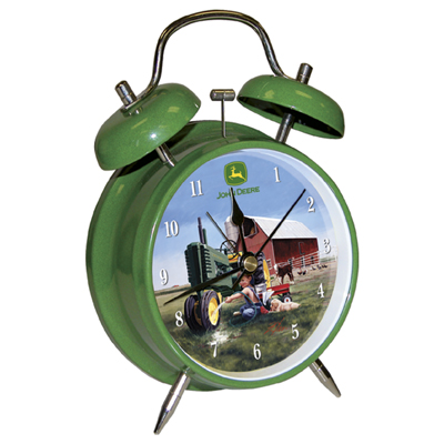 John Deere 06023 JD Childs Twin Bell Alarm Clock