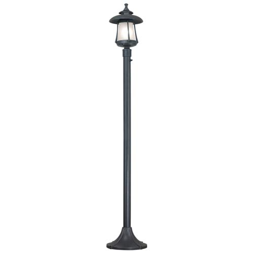 Kenroy Home 70501EP Laguna 1 Light Post Lantern- Ebony Pearl Finish