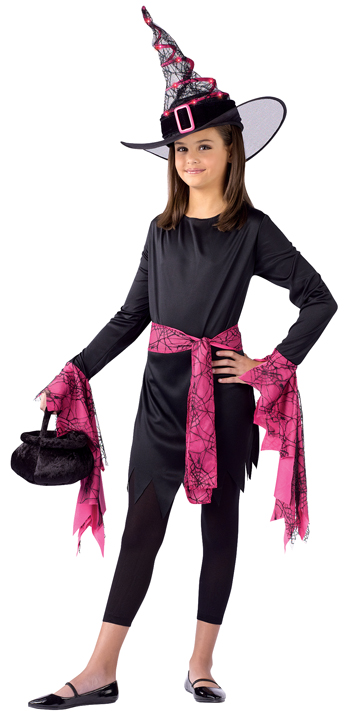 Costumes For All Occasions FW110392MD Witch Lite-Up Child Med. 8-10
