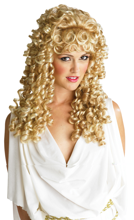 Costumes For All Occasions MR177291 Athena Ringlets Wig Blonde