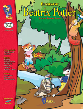 On The Mark Press OTM14129 Beatrix Potter: Activity Biography Gr. 2-4