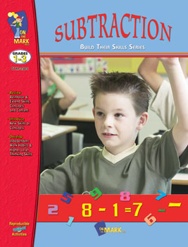On The Mark Press OTM2505 Subtraction Workbook Gr. 1-3 On The Mark Press OTM2505 Subtraction Workbook Gr. 1-3