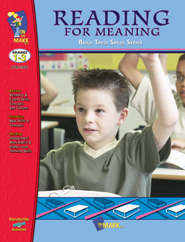 On The Mark Press OTM2508 Reading for Meaning Workbook Gr. 1-3 On The Mark Press OTM2508 Reading for Meaning Workbook Gr. 1-3