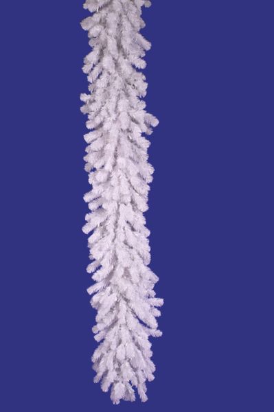 Vickerman A805815 9 X 16 Crystal White Garland 260 Tips