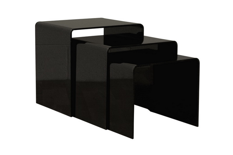 Wholesale Interior Suzanne Acrylic Nesting End Tables