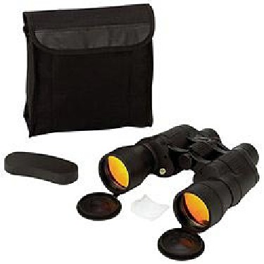 10x50 Binoculars with Ruby Red Coated Lenses for Glare Reduction