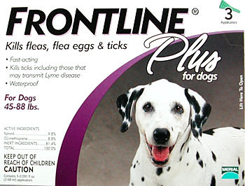 Frontlineplus3-purple Frontline Plus 3 Pack Dog 45-88 Lbs. - Purple