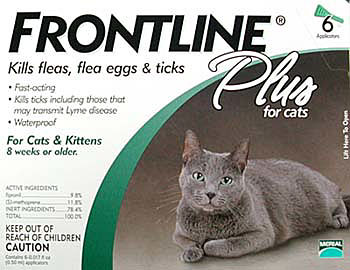 Frontlineplus6-green Frontline Plus 6 Pack Cats All Sizes - Green