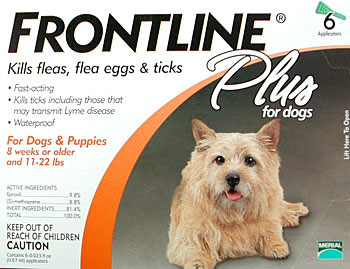 Frontlineplus6-orange Frontline Plus 6 Pack Dog 0-22 Lbs. - Orange
