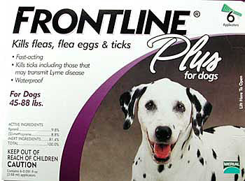 Frontlineplus6-purple Frontline Plus 6 Pack Dog 45-88 Lbs. - Purple
