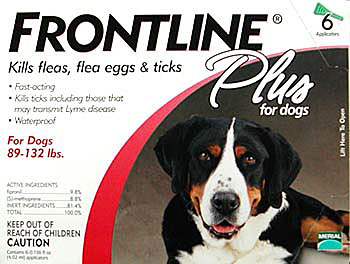 Frontlineplus6-red Frontline Plus 6 Pack Dog 89 Lbs. & Up - Red