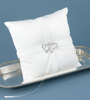 Hortense B. Hewitt 30314 White With All My Heart Pillow