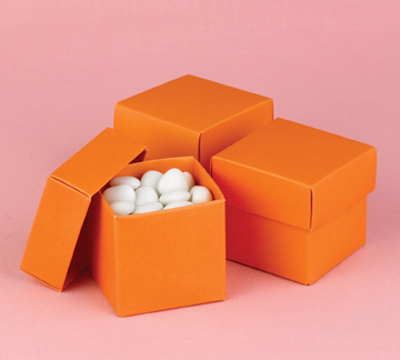 Hortense B. Hewitt 51641 Orange Mix Match Favor Boxes
