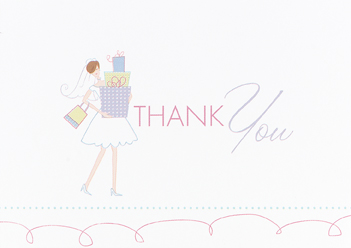 Bridal Gifts Thank You Cards