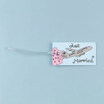 Hortense B. Hewitt 72435 Just Married Luggage Tag