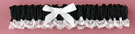 Hortense B. Hewitt 73002 Black Ribbon Lace Garter