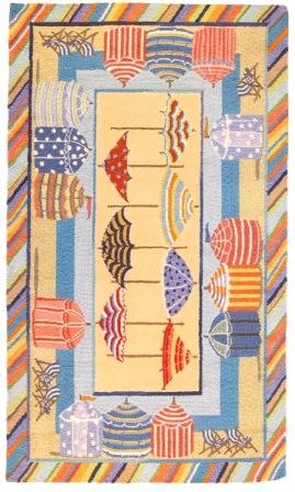 Homefires AR-CY026E 5 x 8ft Beach Cabanas Rug