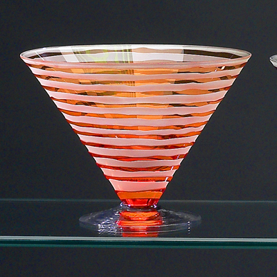 Impulse IG300STMBO Vienna Martini Bowl Orange- Set of 2