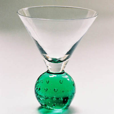 Impulse IG101BMEB Ball Martini Emerald Bottom- Set of 4