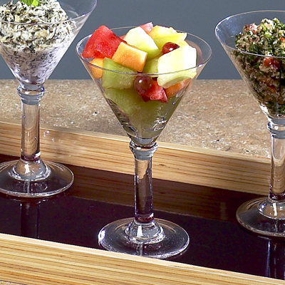 Impulse IG205MCL Galaxy Martini Clear Set of 4