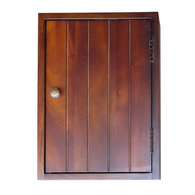 Ore International DKH001 14 Key Holder Rack - Mahogany