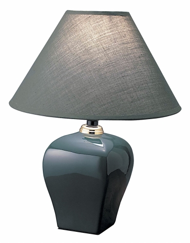 608gn Ceramic Table Lamp - Green