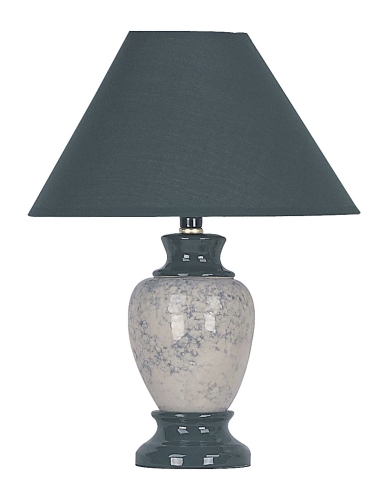 609gn Ceramic Table Lamp - Green