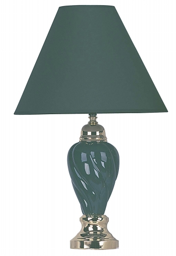 6116gn 22 Ceramic Table Lamp - Green