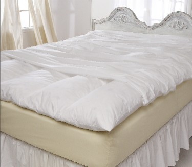 Pacific Coast 156 Feather Bed Cover With Zip Closure  Full