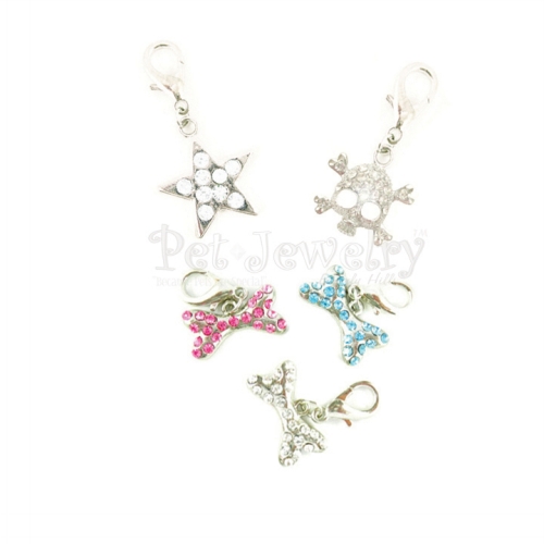 Pet Jewelry Beverly Hills 5p3 Pet Charms Collection Dog Charms Collar Charms Dog Collar Charms With Swarovski Crystals