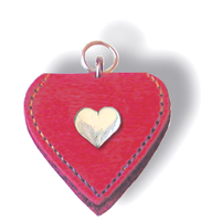 Pet Jewelry Beverly Hills hidr Red Heart Id Purse- Hang It On Any Dog Or Cat Collar- Id Tag