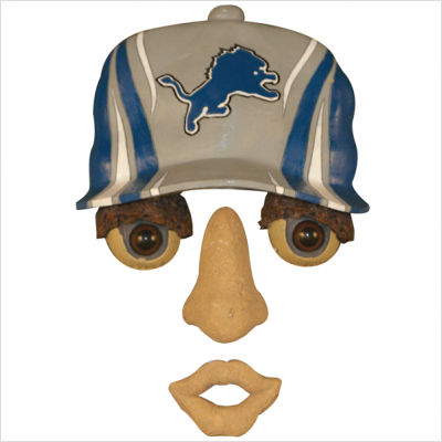Team Sports America NFL0083821 14 x7 Forest Face Detroit Lions