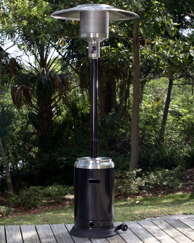 Fire Sense 60368 Stainless Steel and Black Commercial Patio Heater