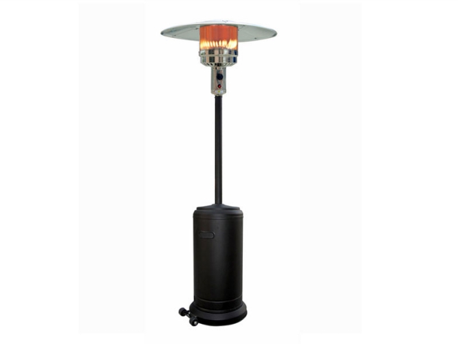 Fire Sense 02411 Black Powder Coat Finish Standard Patio Heater