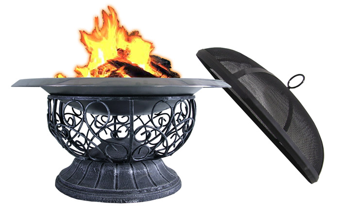 Fire Sense 02119 Stainless Steel Urn Fire Pit