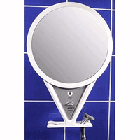 Zadro Z600SN Fogless Shower Shaving Mirror Satin Nickel