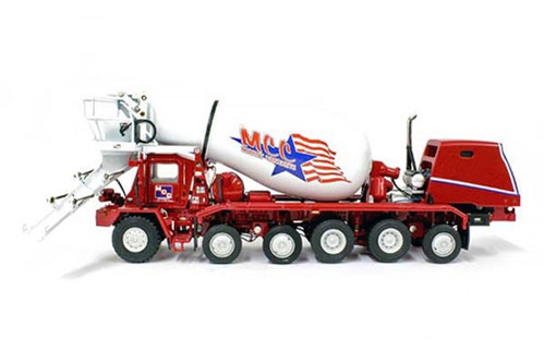 TWH Collectibles 075-01070 OTC S-Series 6-axle Front Discharge Concrete Mixer Murphy Concrete and Construction Model