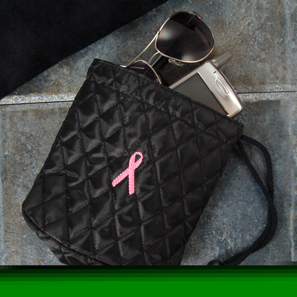 Cathys Concepts BC1862 Breast Cancer Quilted Carrying Pouch