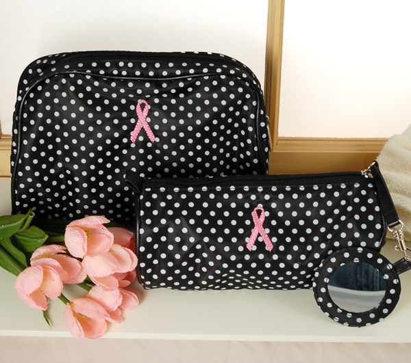 Cathys Concepts BC2071 Breast Cancer 2 Piece Cosmetic Set