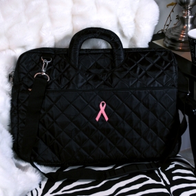 Cathys Concepts BC1865 Breast Cancer Quilted Laptop Bag