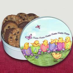 Chip-N-Dough Cookie ES-HHHE30-S Happy Happy Happy Easter Cookie Tin