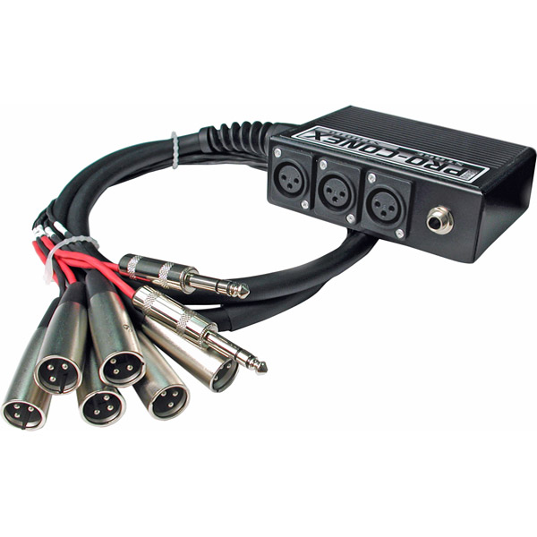 Hosa SH-6X2-30 30' SH 6 x 2 Little Bro Sub Snake