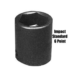 Sunex Sun320 3/8 Inch Drive Standard 6 Point Impact Socket - 5/8 Inch
