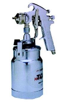 DeVilbiss DEVJGA-636 Suction Spray Gun 1.8mm Fluid Tip with Cap and Cup