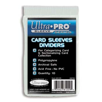 Ultra Pro UPDIV Card Sleeves - Divider